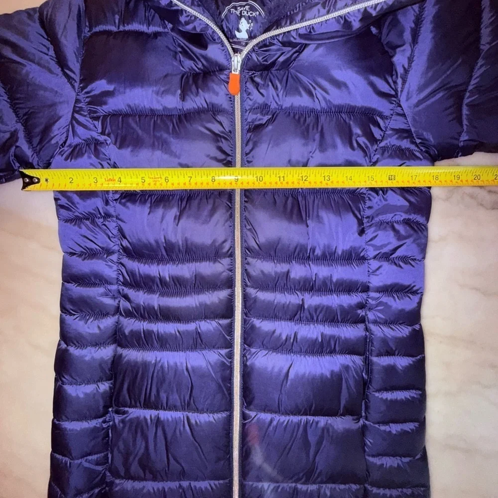SAVE THE DUCK Dark purple girls Puffer Coat size 12
